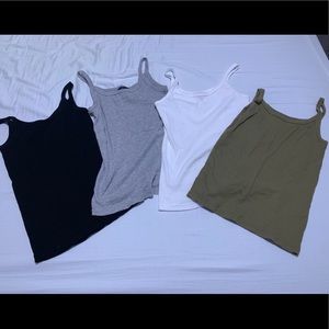 4 pack of Topshop tanks